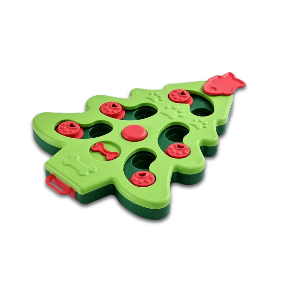 Interactive Slow Feeder Dog Bowl – Puzzle Feeding Toy