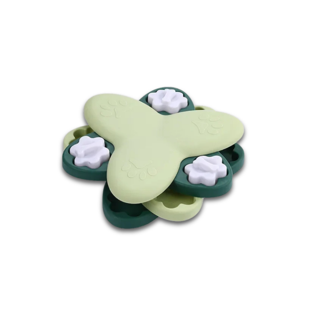 Interactive Slow Feeder Dog Bowl – Puzzle Feeding Toy