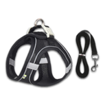 Reflective Mesh Dog Harness & Lead Set – Breathable Walking Harness