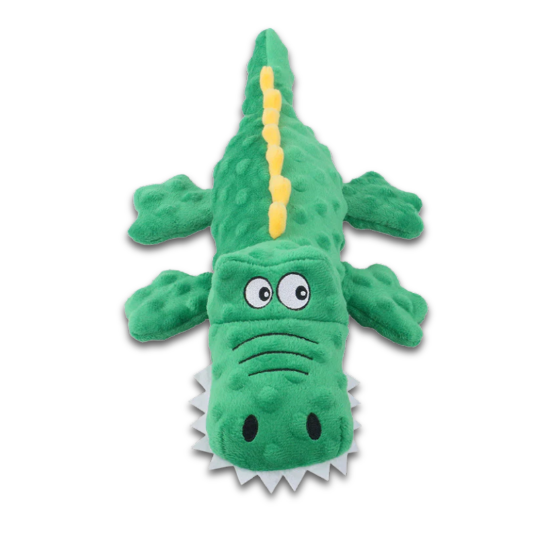 Plush Alligator Dog Toy – Interactive Chew Toy