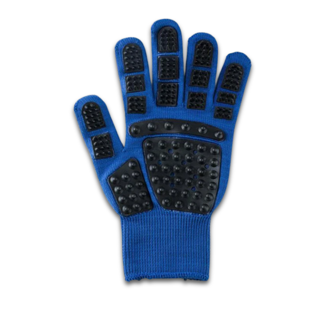 Deshedding Pet Grooming Glove – Gentle Fur Remover