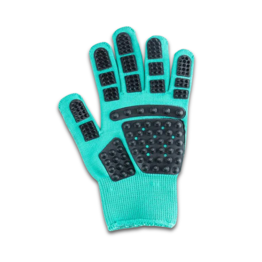 Deshedding Pet Grooming Glove – Gentle Fur Remover