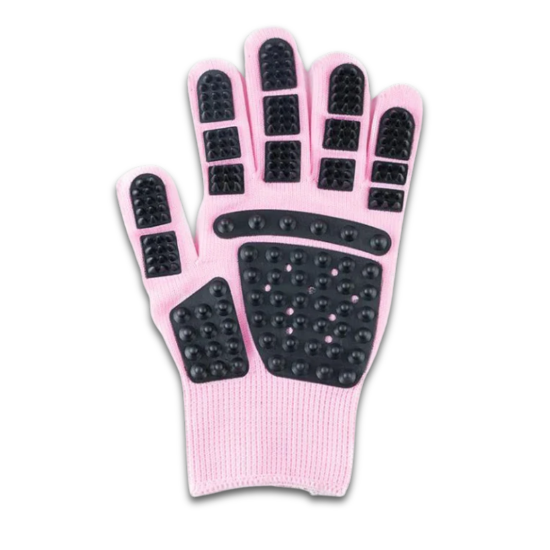 Deshedding Pet Grooming Glove – Gentle Fur Remover