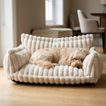 Orthopaedic Dog Sofa Bed – Ribbed Cushion