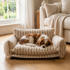 Orthopaedic Dog Sofa Bed – Striped Cushion
