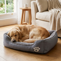Water-Resistant Fleece Dog Bed – Soft Cushion
