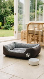 Waterproof Fleece Dog Bed – Soft Cushion