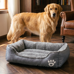 Waterproof Fleece Dog Bed – Soft Cushion