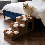 Foldable Dog Stairs – Hidden Storage & Bed