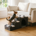 Foldable Dog Stairs – Hidden Storage