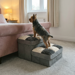 Foldable Dog Stairs – Hidden Storage