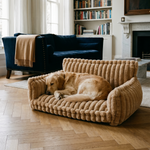 Orthopaedic Dog Sofa Bed – Ribbed Cushion