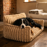Orthopaedic Dog Sofa Bed – Ribbed Cushion