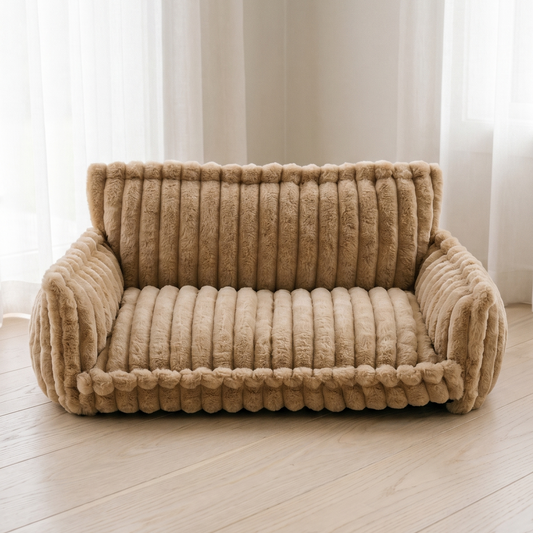 Orthopaedic Dog Sofa Bed – Ribbed Cushion