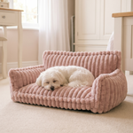 Orthopaedic Dog Sofa Bed – Ribbed Cushion