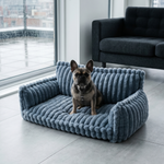 Orthopaedic Dog Sofa Bed – Ribbed Cushion