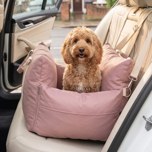 Luxury Water-Resistant Dog Car Seat – Travel Carrier