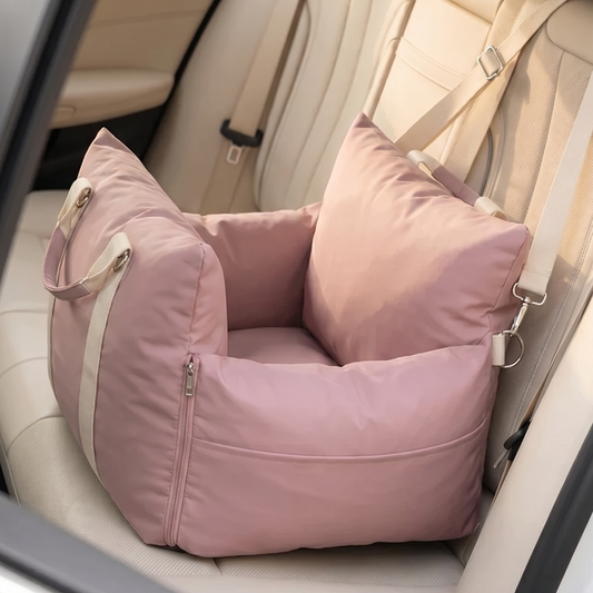 Luxury Water-Resistant Dog Car Seat – Travel Carrier