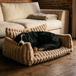 Orthopaedic Dog Sofa Bed – Ribbed Cushion